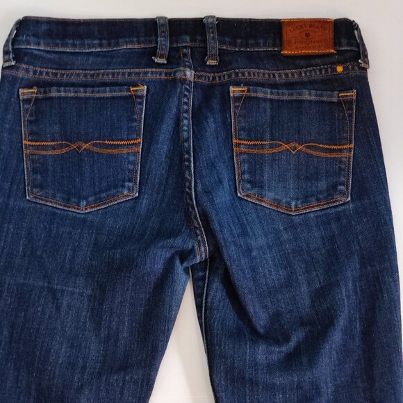 Lucky Brand Charlie jeans women's size 6/28 ink blue skinny - Picture 4 of 15